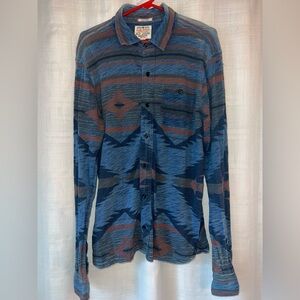 Lucky Brand True Indigo Shirt Large